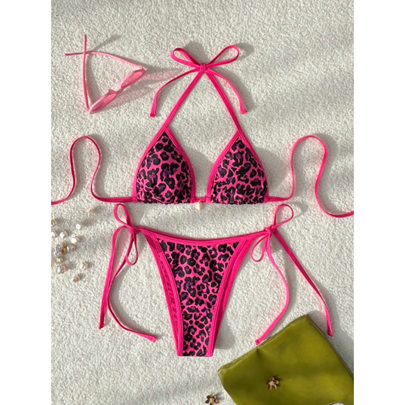 Damen Triangel-Bikini mit trendigem Animal-Print und verstellbaren Trägern Echo Archiv