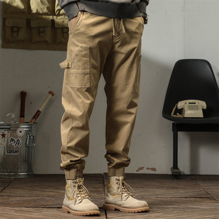 Herren strapazierfähige Utility-Hose mit elastischen Bündchen und praktischen Seitentaschen Echoarchiv