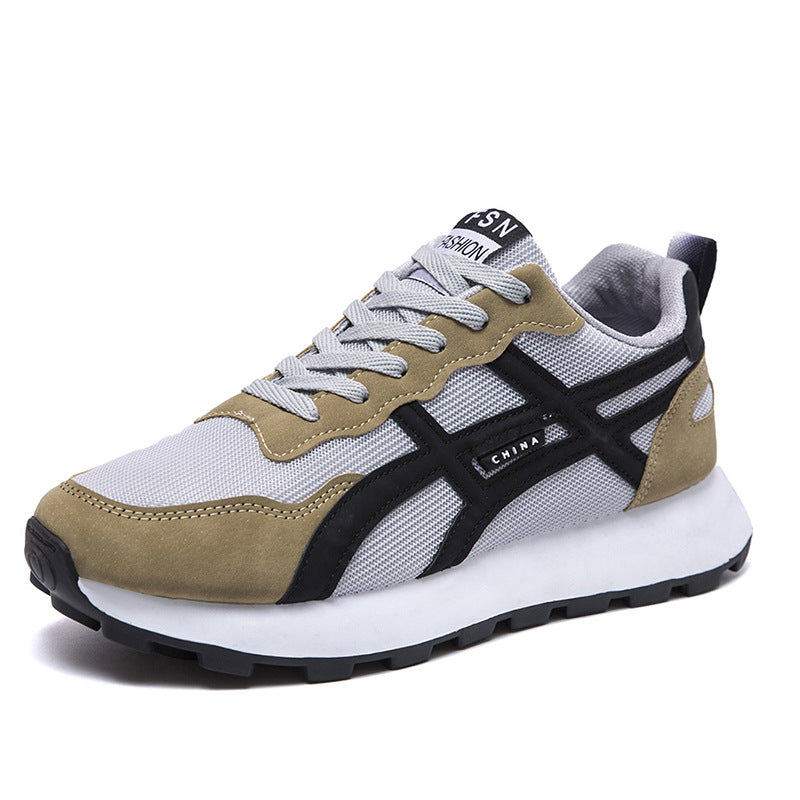 Unisex Retro-inspirierte leichte Laufschuhe mit atmungsaktivem Mesh und profilierter Laufsohle Echoarhiv
