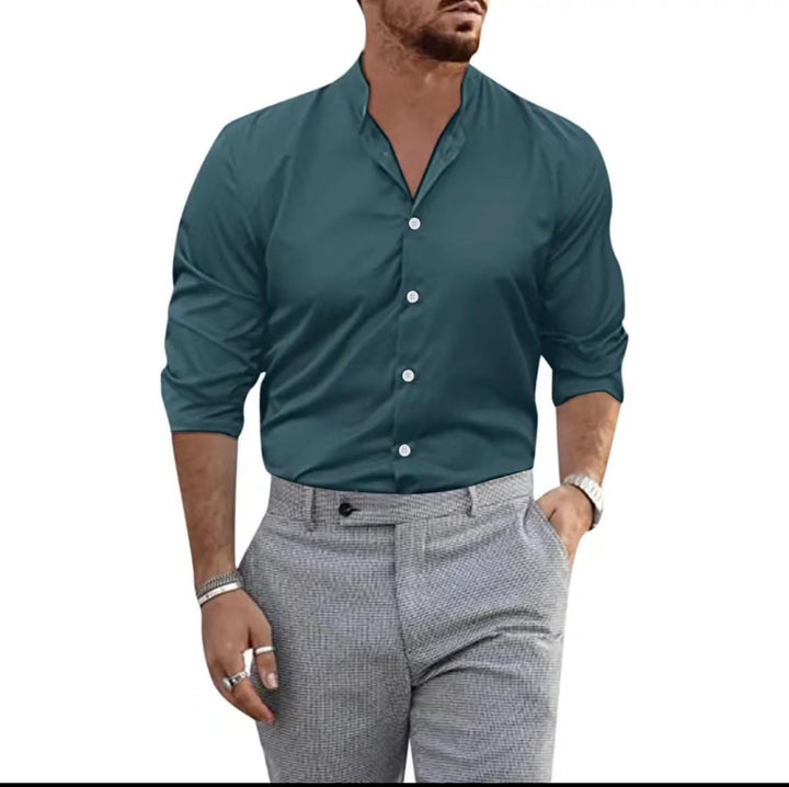 Herren lässige Hemdbluse Echoarchiv
