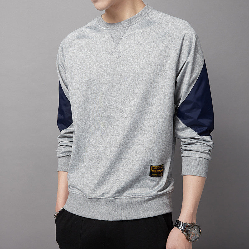 Herren Sportlicher Sweatshirt mit kontrastierenden Ärmeln Echoarchiv