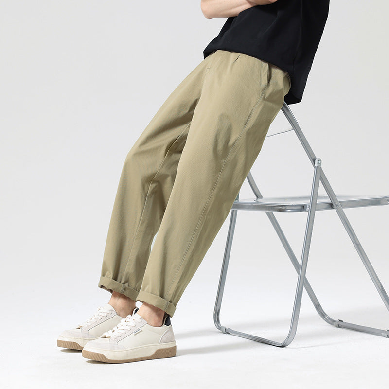 Herren Moderne Relaxed‑Fit Freizeit‑Chino mit leichtem Stretch und umgeschlagenem Saum Echo Archiv