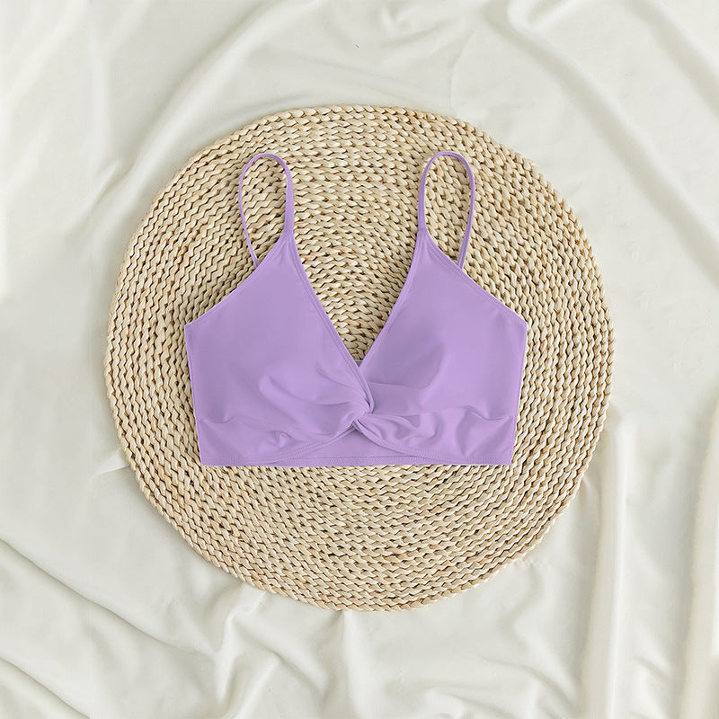 Damen sommerlicher Bralette-Bikinioberteil mit eleganter Twist-Detail Echo Archiv