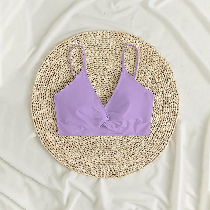 Damen sommerlicher Bralette-Bikinioberteil mit eleganter Twist-Detail Echo Archiv