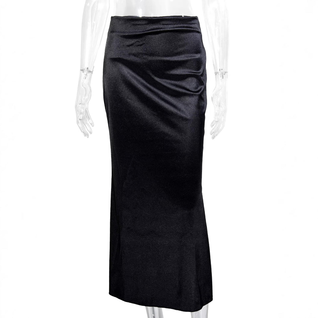 Damen Elegante und fließende Satin Maxiröcke – Valéora