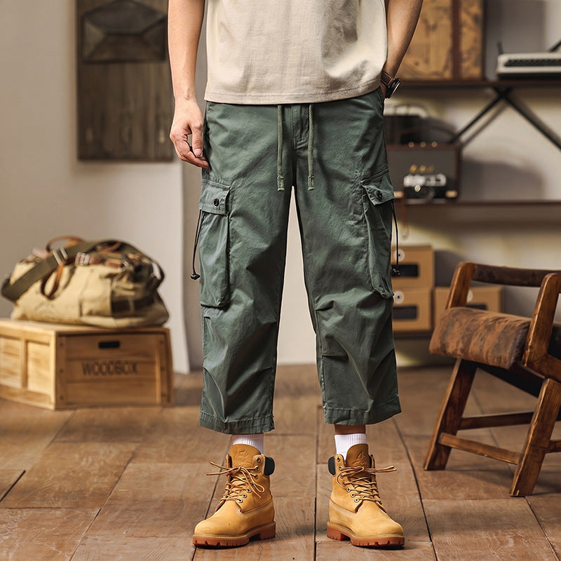 Herren 3/4-Trekking-Cargohose mit elastischem Bund, Tunnelzug und variabler Taschenorganisation Echo Archiv