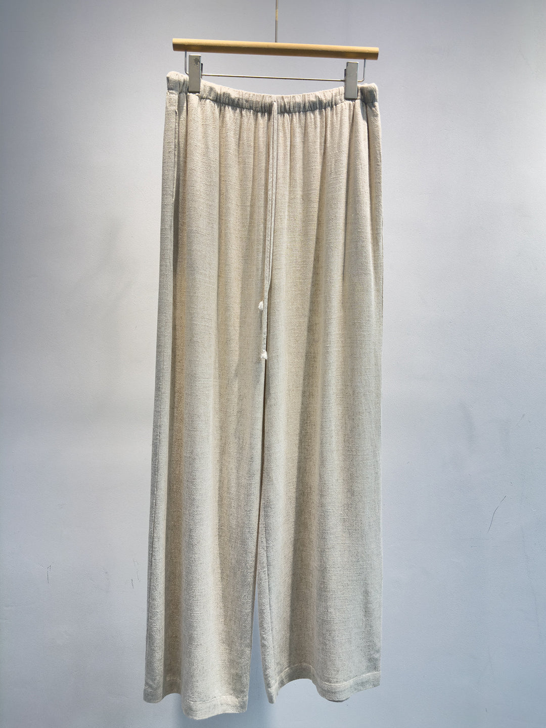 Damen weiche Leinen Weite Hose Echoarchiv
