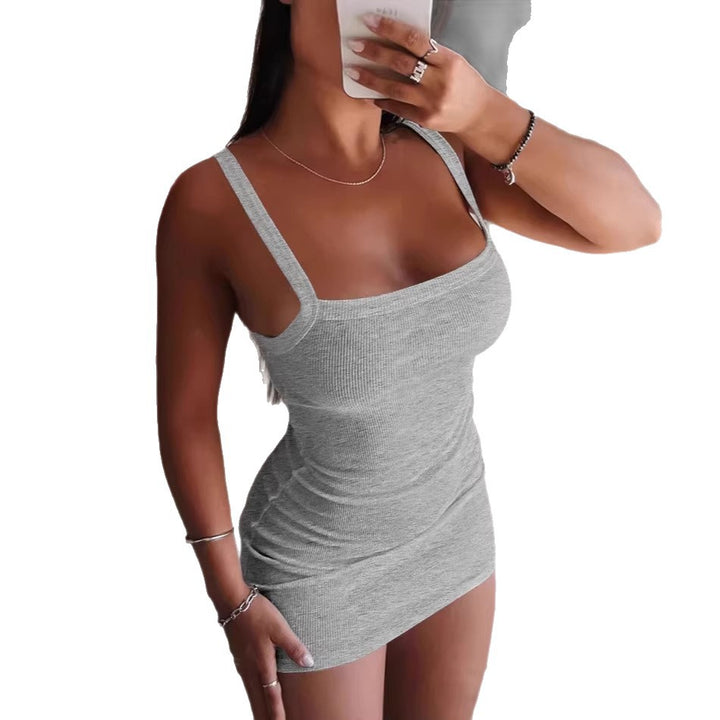 Damen figurbetontes Minikleid aus Rippenstrick Echo Archiv