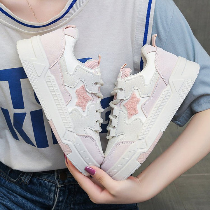 Damen Sneakers mit glitzerndem Sternenapplikation und komfortabler Dämpfung Echo Archiv