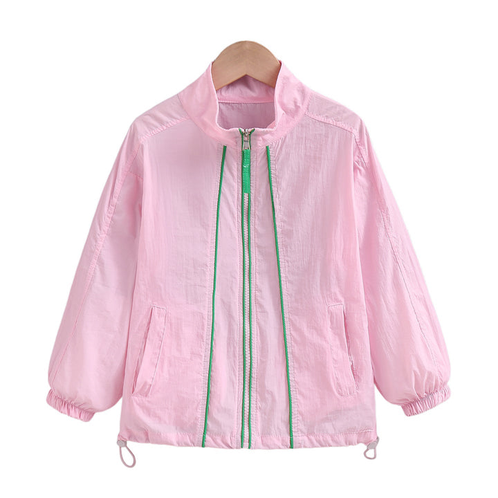 Damen nan leichte Übergangsjacke mit hohem Kragen Kordelzug Elastikbündchen und Reißverschluss Echo Archiv