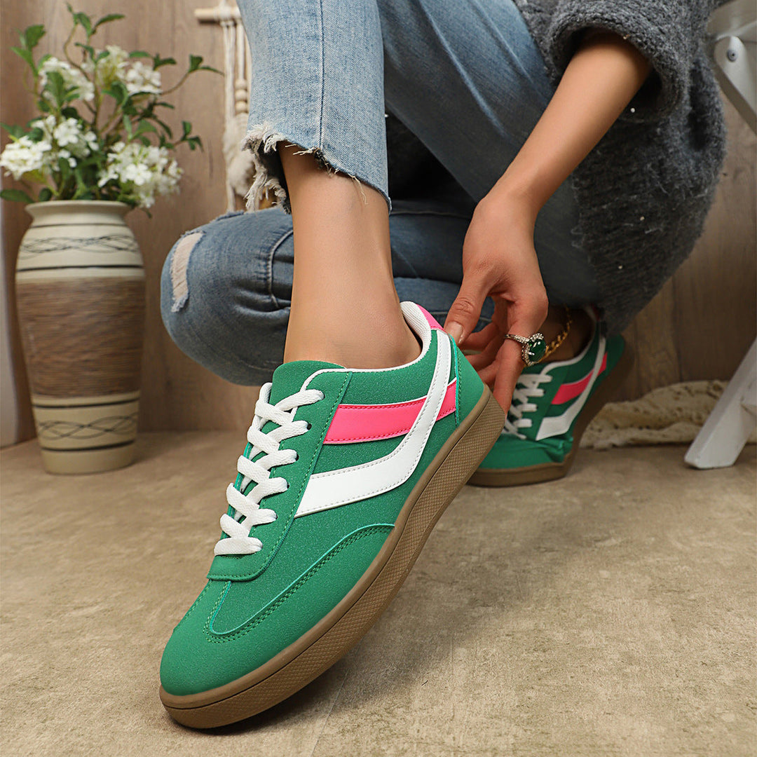 Damen Sportliche Sneakers mit atmungsaktivem Textil-Obermaterial und rutschfester Sohle Echo Archiv