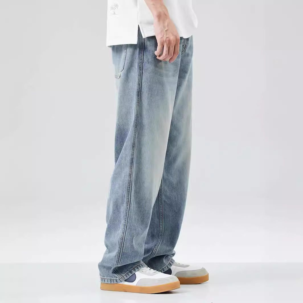 Herren Weitgeschnittene Jeans mit hohem Bund Echo Archiv