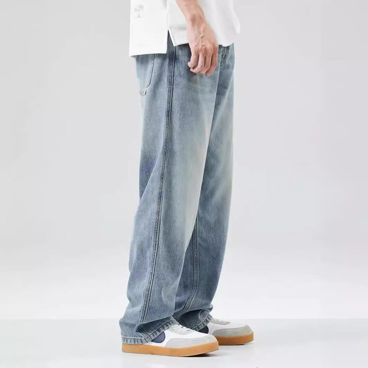 Herren Weitgeschnittene Jeans mit hohem Bund Echo Archiv