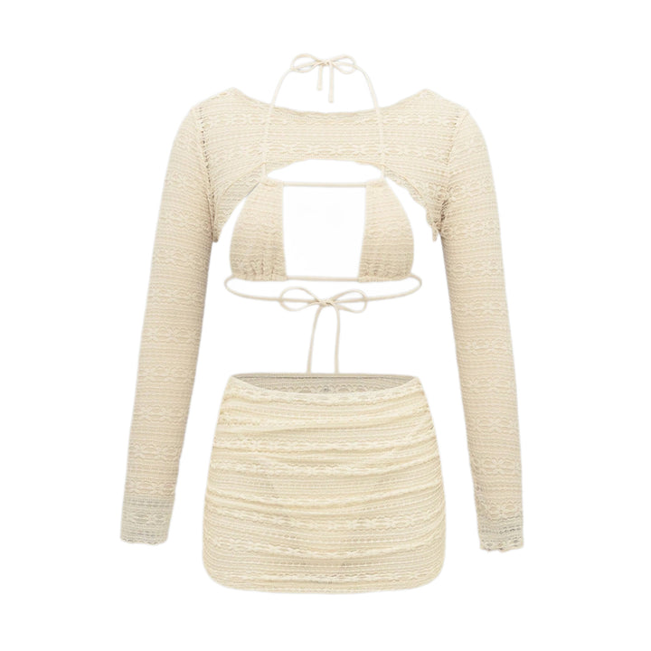 Damen Set aus Cropped Top und Mini-Rock Echo Archiv