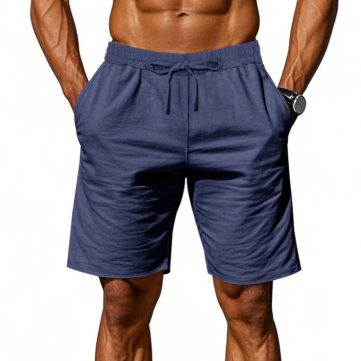Herren nan lässige Baumwollmix Freizeitshorts mit elastischem Bund und Seitentaschen Echo Archiv