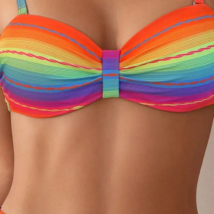 Damen Bikini-Set mit komfortablem Bügel und einstellbaren Trägern Echo Archiv