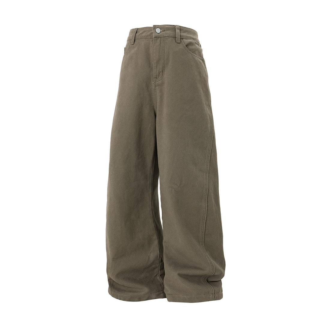Damen Ultraweite Jeanspalazzo‑Hose mit hoher Taille und minimalistischen Nahtdetails Echo Archiv