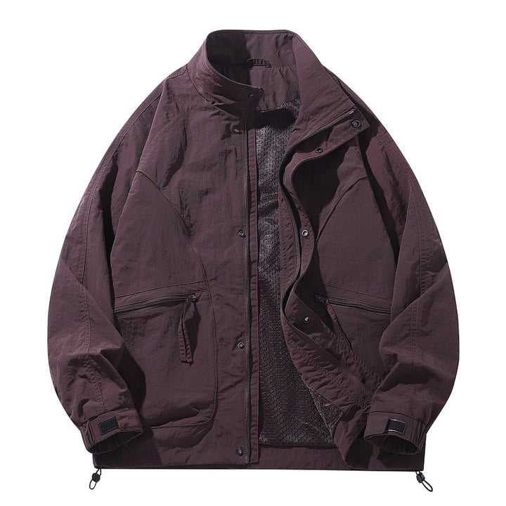 Herren Leichte Übergangsjacke mit vielseitigen Taschen Echo Archiv