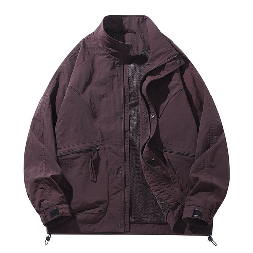 Herren Leichte Übergangsjacke mit vielseitigen Taschen Echo Archiv
