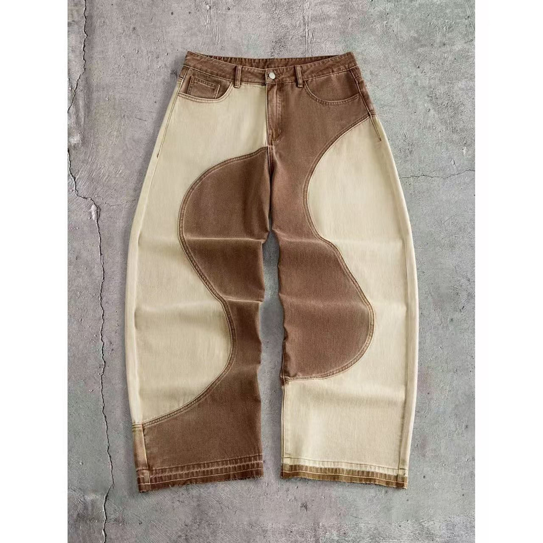 Herren Weit geschnittene Designer-Jeans Echoarchiv