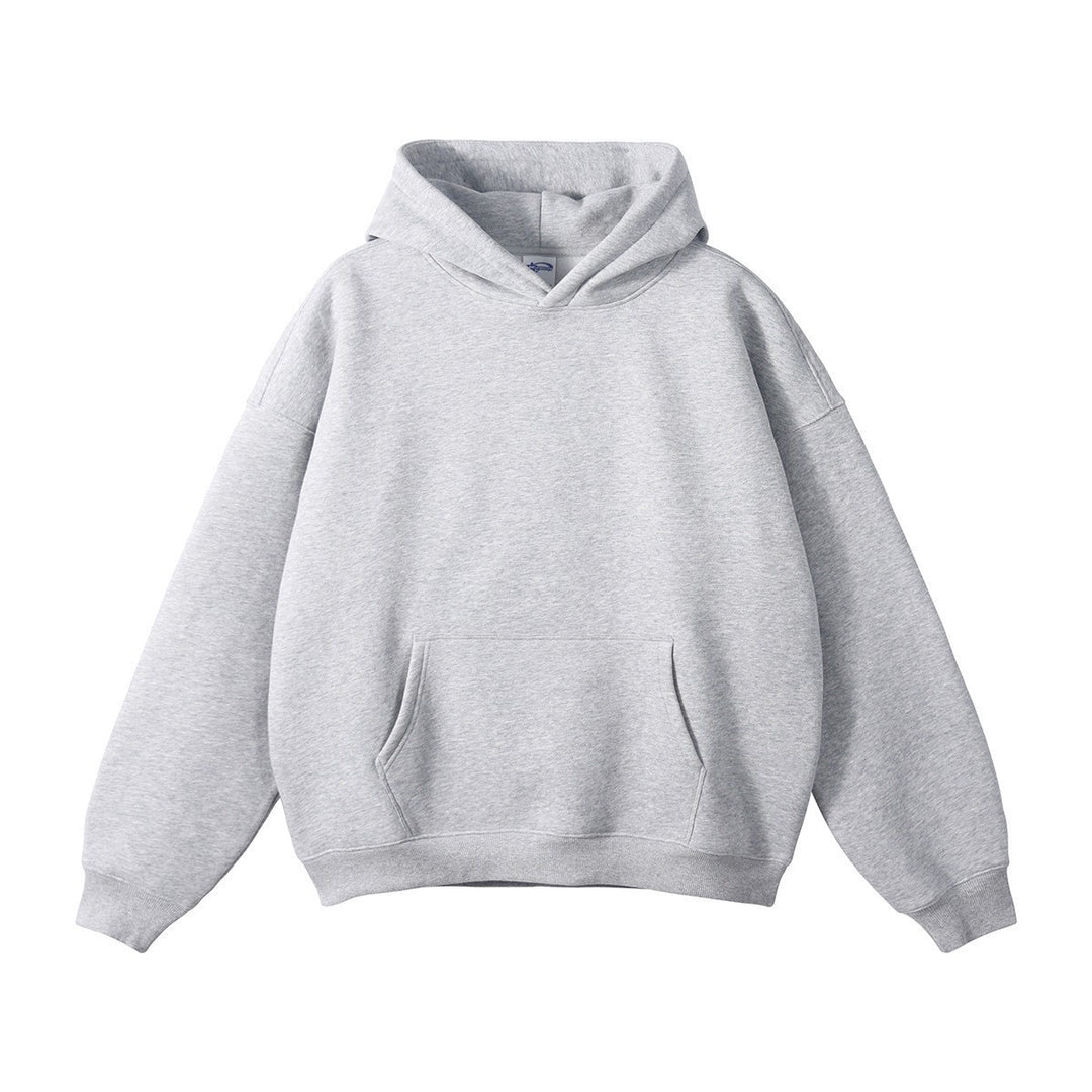 Unisex nan oversized Kapuzenpullover mit Kängurutasche und gerippten Bündchen Echo Archiv