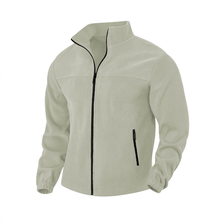 Herren Fleecejacke mit hohem Kragen Echoarchiv