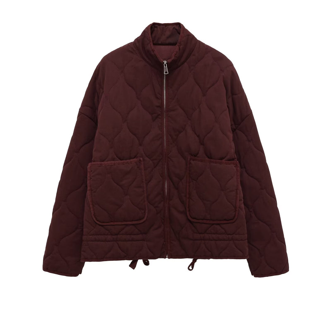 Damen Steppjacke mit Stehkragen, Kissensteppung und Tunnelzug Echo Archiv