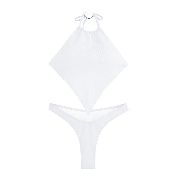 Damen Bikini-Set mit raffiniertem Wickeloberteil und hoch tailliertem Höschen Echo Archiv
