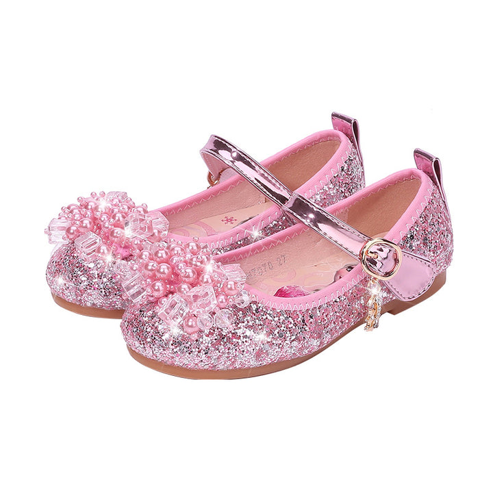 Mädchen Ballerina Schuhe mit funkelnden Perlenapplikationen Echo Archiv