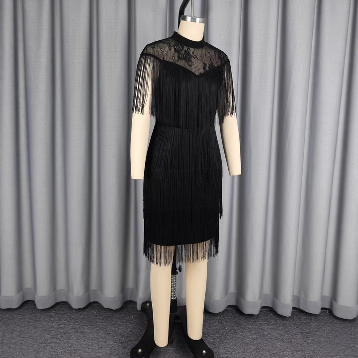 Damen Fransen Kleid Echo Archiv