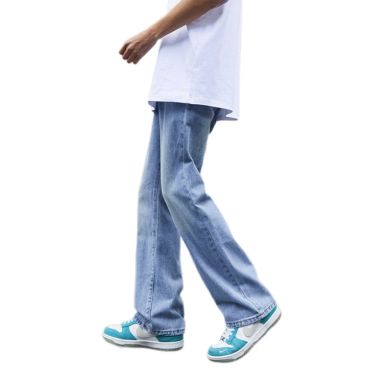 Herren Modische Wide-Leg Jeans Echoarchiv