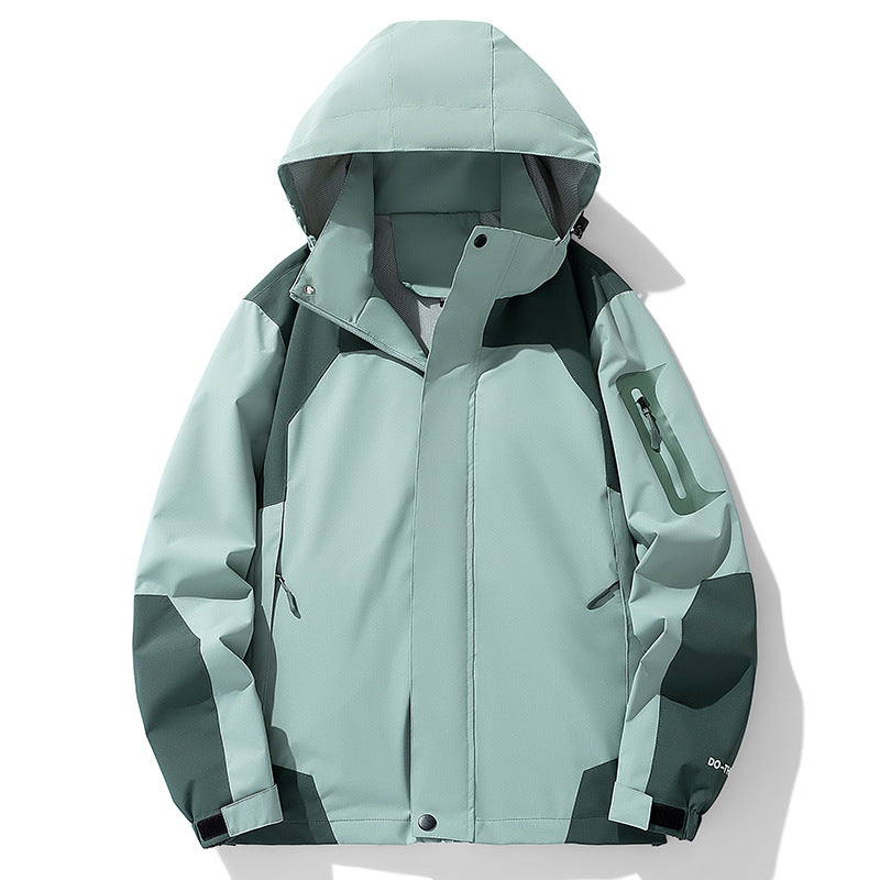 Herren Technische Outdoorjacke mit verstellbarem Kapuzenkragen Echo Archiv