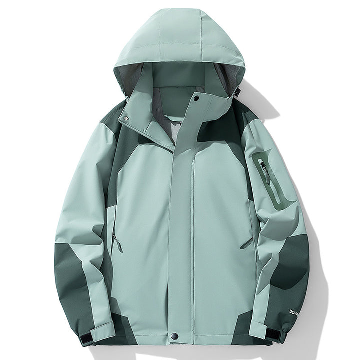 Herren Technische Outdoorjacke mit verstellbarem Kapuzenkragen Echo Archiv