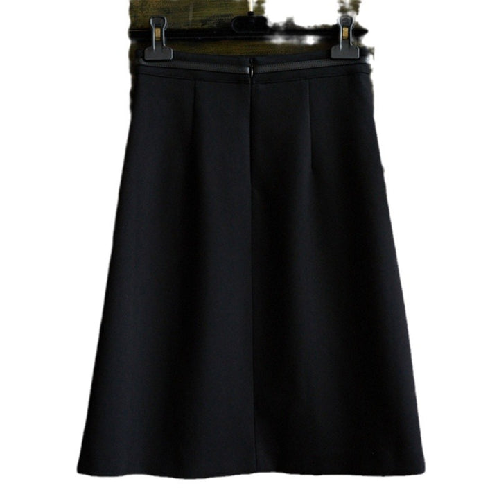 Damen Midirock mit schwingendem Design und Taillengürtel Echoarchiv
