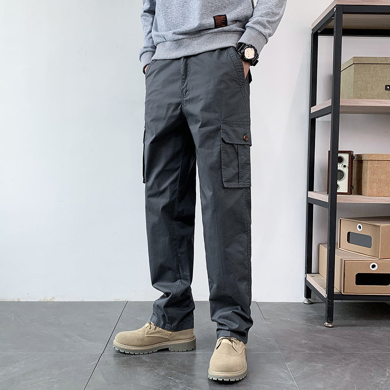 Herren Straight-Fit Cargohose mit Mehrfachtaschen und legerer Passform Echo Archiv