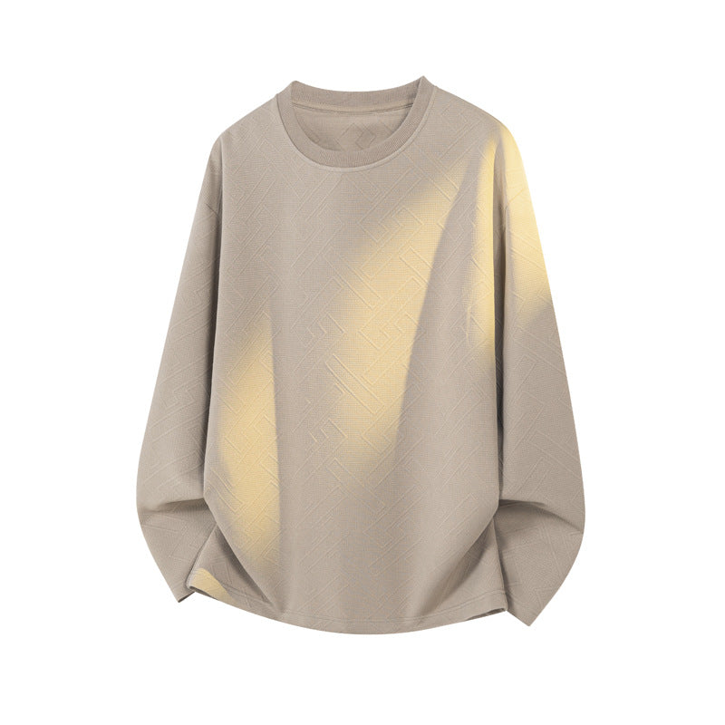 Herren Trend Sweatshirt mit auffälligem Texturmuster Echo Archive