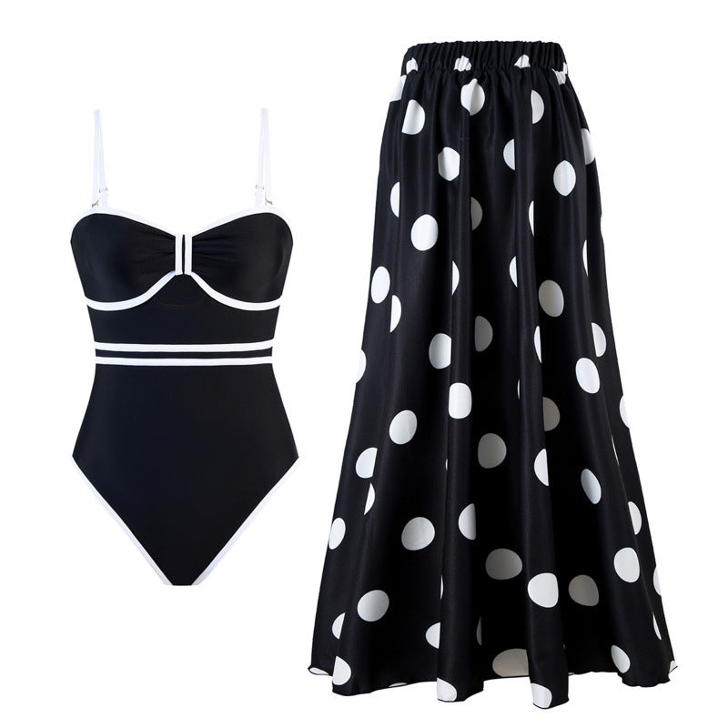 Damen Badeanzug mit elegantem Rock Echo Archiv
