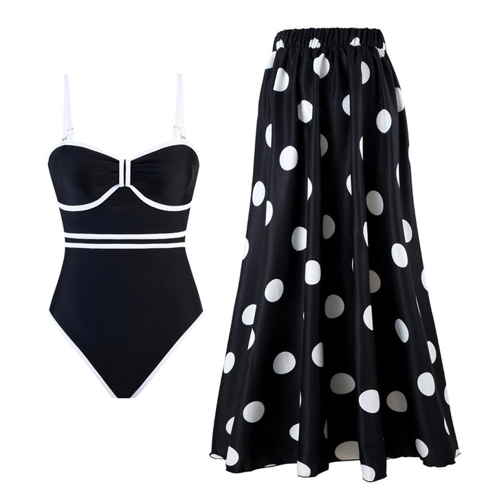 Damen Badeanzug mit elegantem Rock Echo Archiv