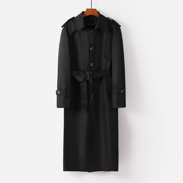 Damen eleganter leichter Trenchcoat mit Epauletten und Knopfleiste Echoarchiv