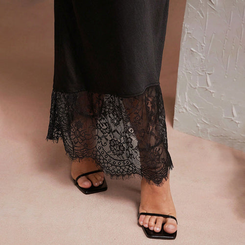 Damen Maxirock mit floraler Spitze und elegantem Saum Echo Archiv