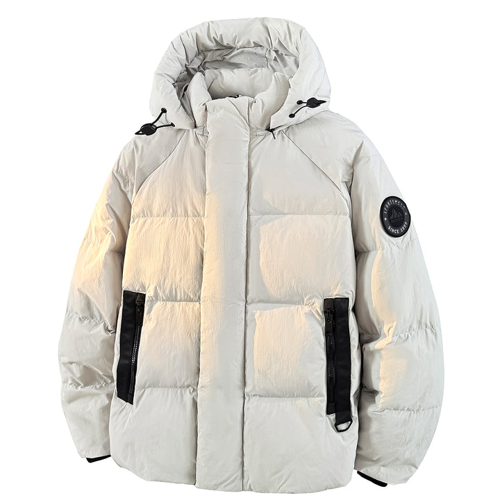 Herren Ultraleichte Steppjacke mit Kapuze Echoarchiv