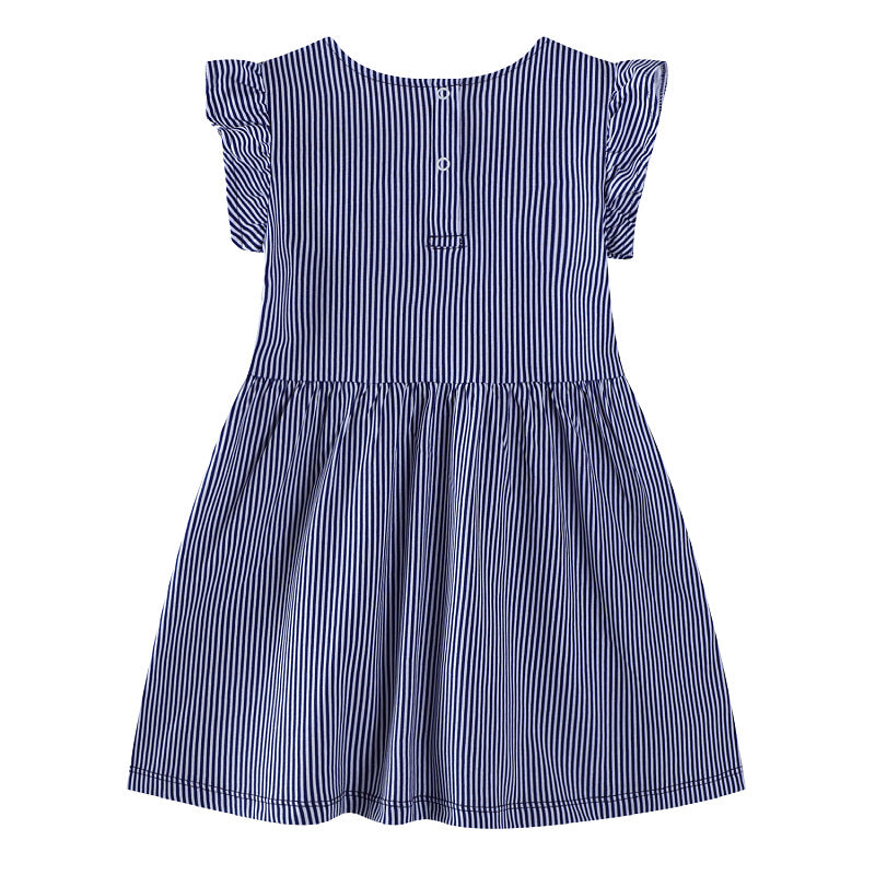 Mädchen Blumenstickerei Sommerkleid Echo Archiv
