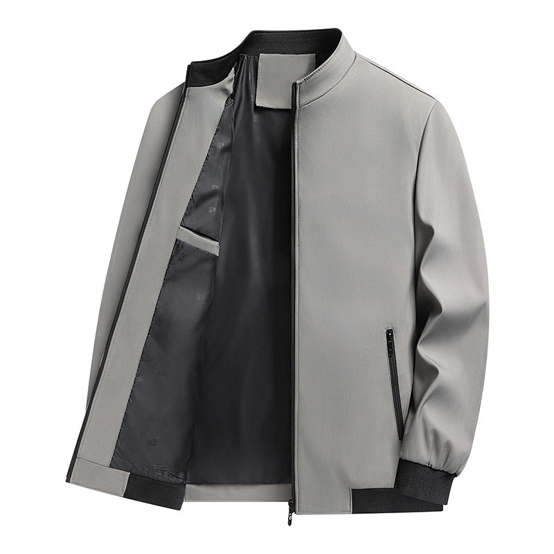 Herren modische Übergangsjacke mit wasserabweisendem Material und praktischen Taschen Echoarchiv