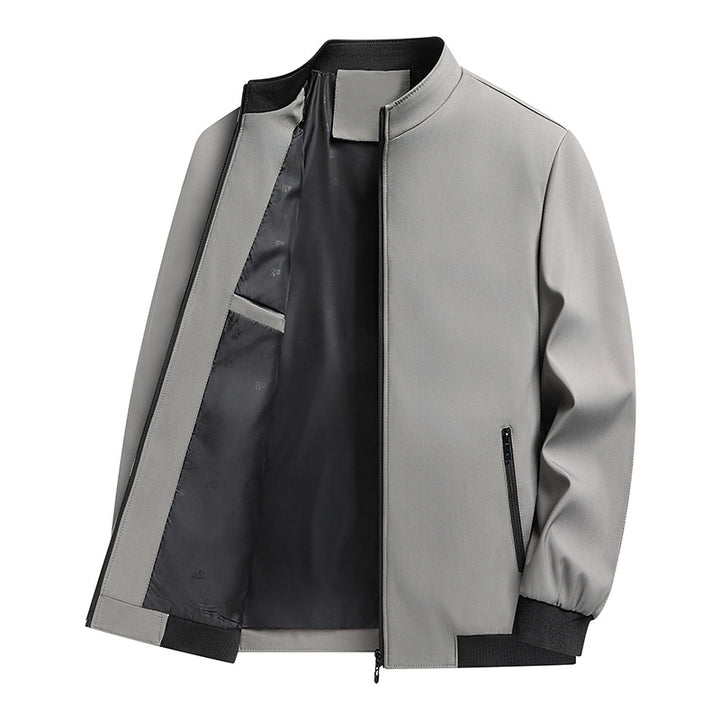 Herren modische Übergangsjacke mit wasserabweisendem Material und praktischen Taschen Echoarchiv