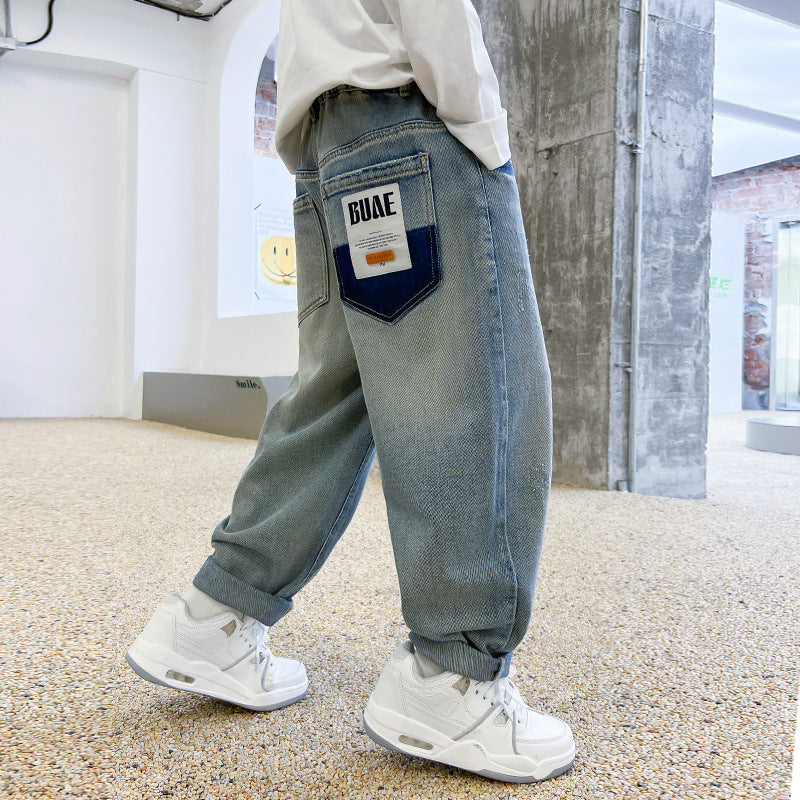 Herren modische Baggy-Jeans mit einzigartigen Taschen Echo Archiv