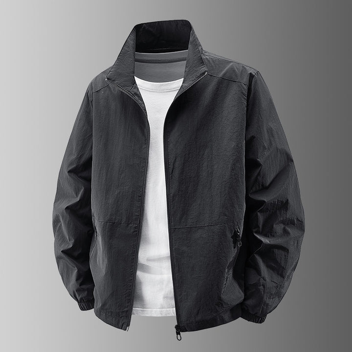 Herren Ultralight Technical Blousonjacke mit elastischen Bündchen, verdeckten Reißverschlusstaschen & atmungsaktivem Nylonmix Echo Archiv
