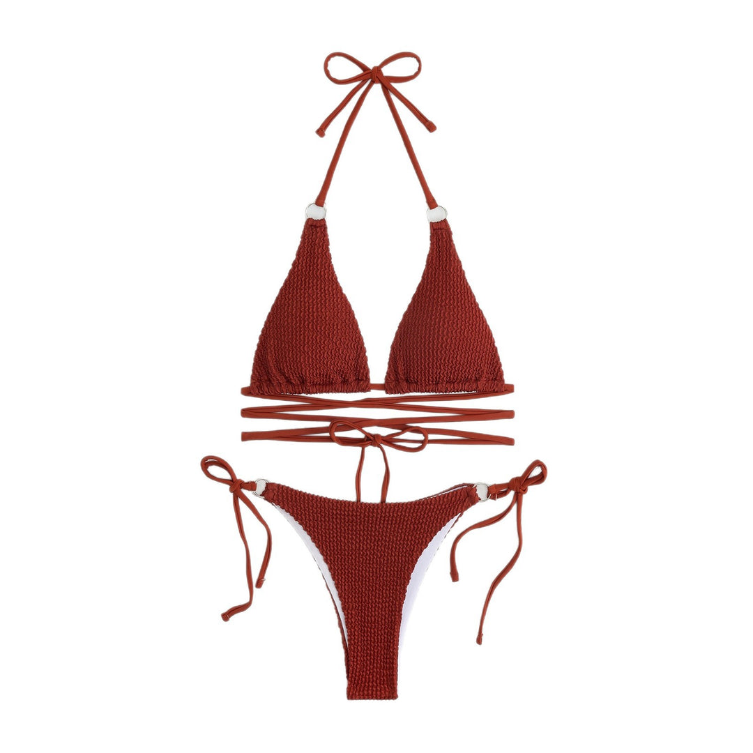 Damen Triangel-Bikini-Set mit verstellbaren Trägern Echo Archiv