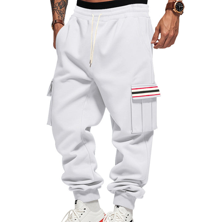 Herren Cargo-Jogginghose mit Mehrfachtaschen und Kordelzug Echoarchiv