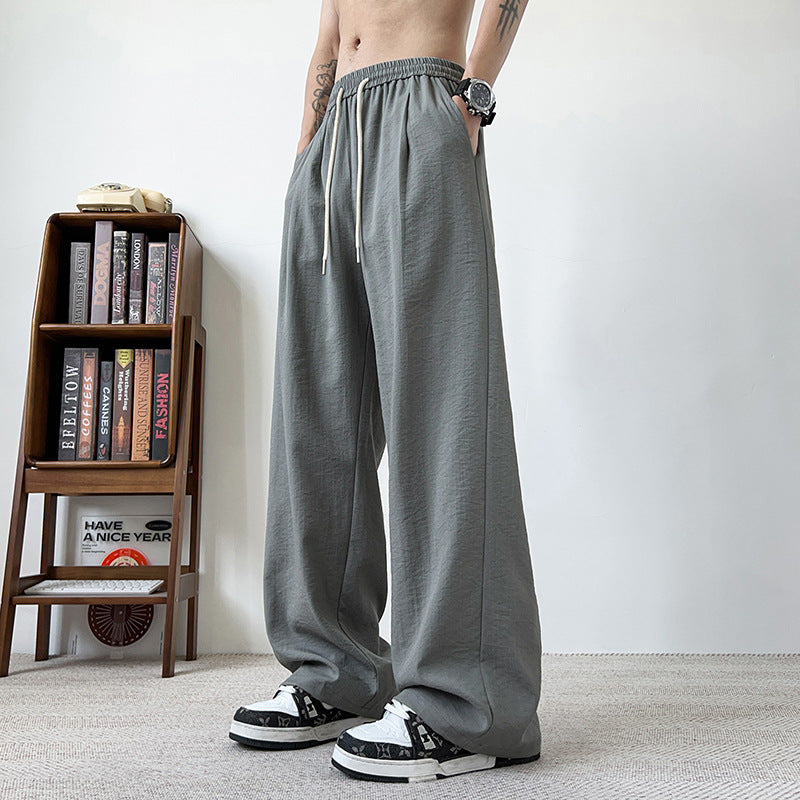 Herren Weitgeschnittene Chino-Hose