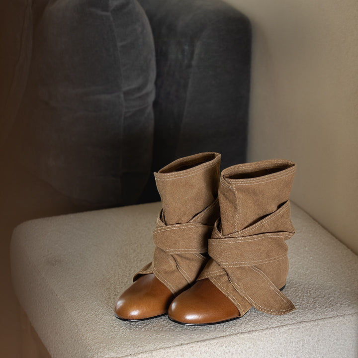 Damen Modische und elegante Softboots Echo Archiv